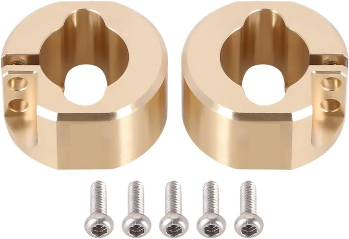 For INJORA 14G/ Pcs Brass for Rear Axle Counterweights for 1/18 for RC for Crawler for TRX4M (4M-30)(Titanium)