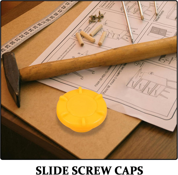 5Pcs Kids Slide Screw Caps: Plastic Fixing Covers for Indoor Toddler Slides - Replacement Parts for Playground Maintenance - Inner Diameter 3.1Cm