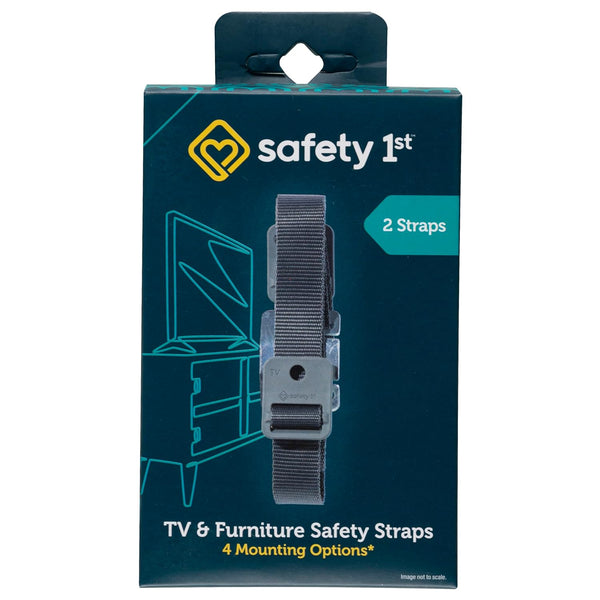 TV & Furniture Safety Straps, Black, Multi, 2 Straps(Pack of 1)