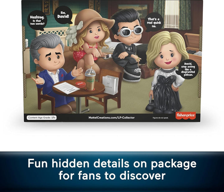 Schitt’S Creek TV Series Special Edition Set for Adults & Fans, 4 Figures in Display Package
