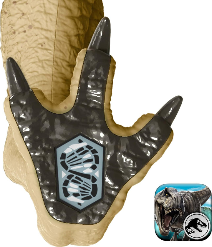 Jurassic World Rebirth Distortus Rex Rumble N Rampage Dinosaur Action Figure 22 Inch with 2 Attack Actions, Content-Accurate, Digital Play