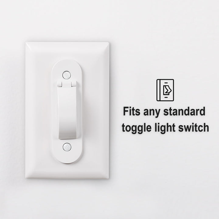 Wall Switch Guard, Child Proof Light Switch Cover Guard | Toggle Style | Light Switch Protection | Keep Toggle Switch in on or off Position | 1 Pack, White