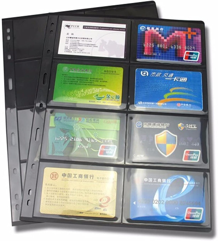 Vario Stamp Pages for Stamp Album Binder, 10 Sheet (20 Page) 1 Row Pages for Stamp Collectors, Professional Pack (1 Row)