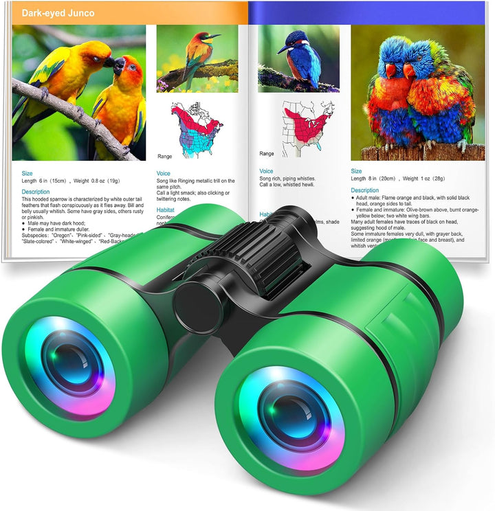 Toys for 3-7 Year Old Girls:  Binoculars for Kids Bird Watching|Hiking|Camping 4 5 6 7 8 Year Old Girl Boy Birthday Gifts Outdoor Learning Toy for Kid Ages 4-6 Toddler Gift Stuffers