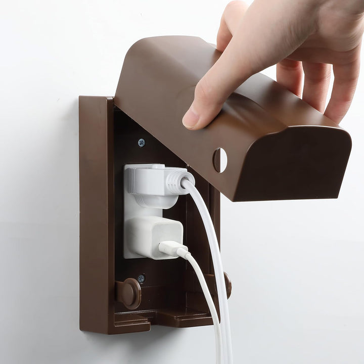 Bates - Baby Safety Outlet Cover Box, Outlet Covers Baby Proofing, Plug Covers for Electrical Outlets