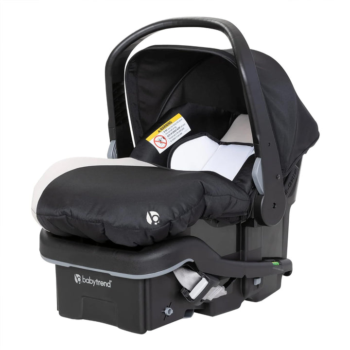 Sit N' Stand Tandem Double Stroller 2.0 DLX and Ez-Lift plus Car Seat Set with 5 Point Safety Harnesses and Cozy Cover, Modern Khaki