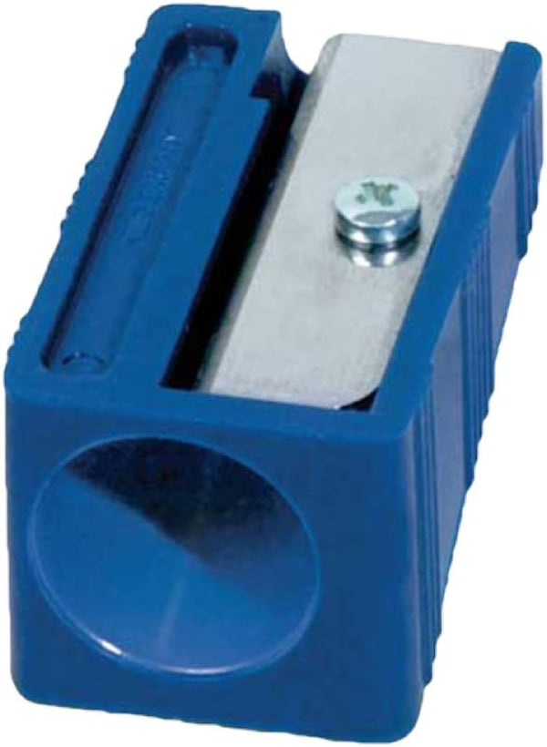 Graphite Crayon Sharpener - Blue Plastic Manual Crayon Sharpener