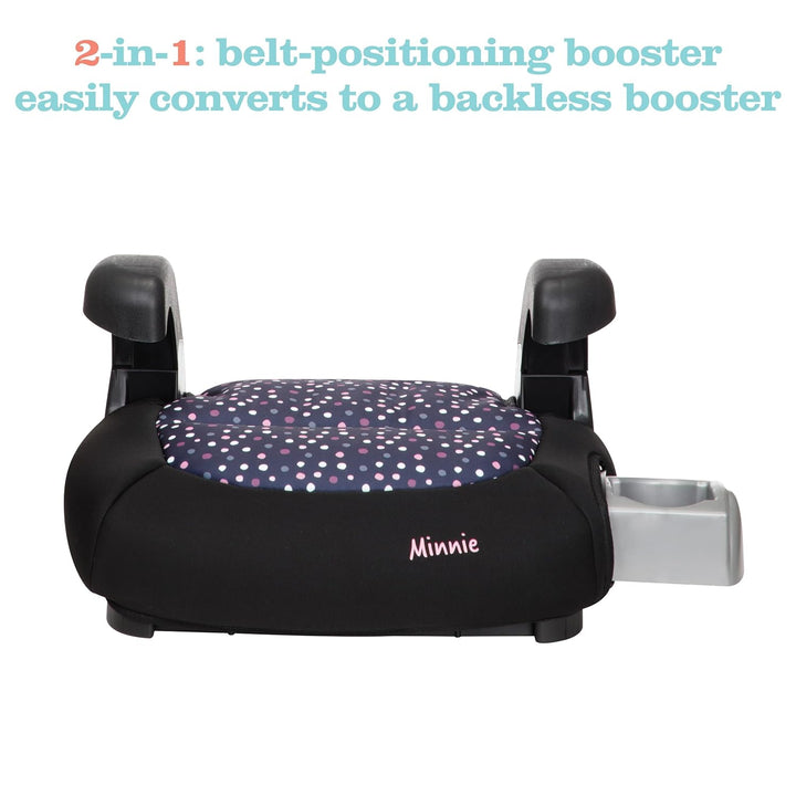 Baby Pronto Booster Car Seats, Belt-Positioning, Booster Seats for Cars 40-100 Lbs, Minnie Dot Party