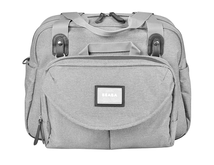 Beaba Geneva Diaper Bag, Multifunction Baby Diaper Bag, Includes Removable Strap for Stroller, Changing Pad, and Insulated Pouch, (Sage)