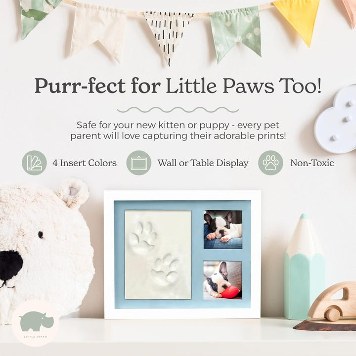 Baby Footprint Kit & Keepsake | Baby Handprint Kit | Baby Hand and Footprint Kit (Alpine White, Standard)