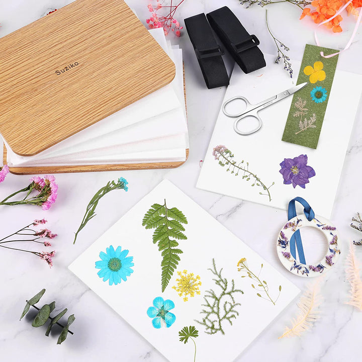 Professional Flower Press Kit 6 Layers 6.3 X 8.3 Inch , Flower Pressing Kit for Adults Kids, Great Gift for Daughter