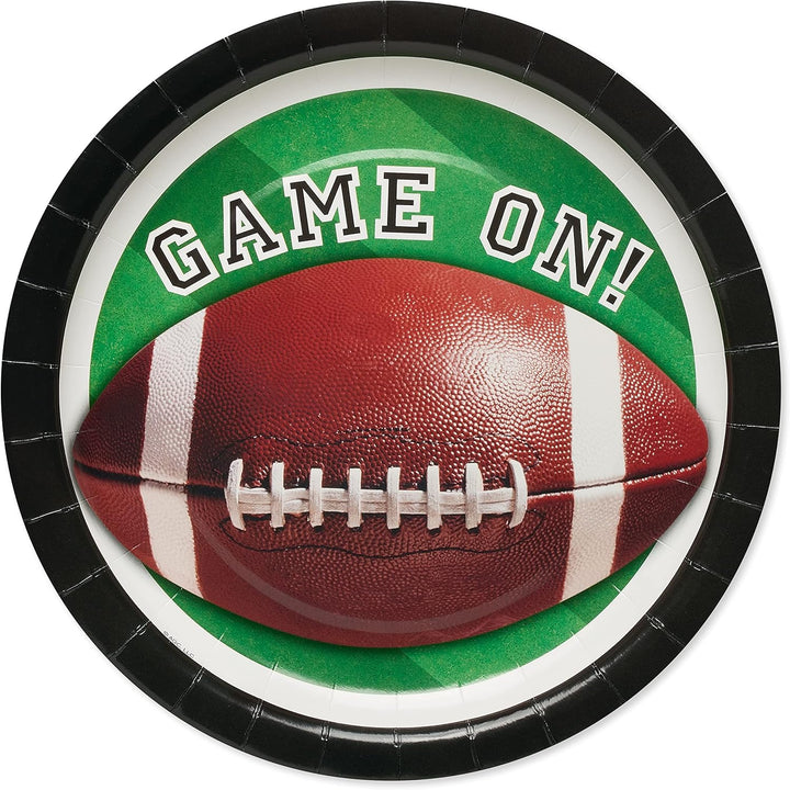 Football Party Supplies, Football Dessert Plates (36-Count)