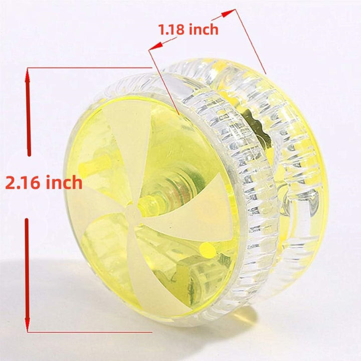 LED Light up Yo Yo Yoyo for Kids Beginner Yoyo for Kids Responsive Ball Bearing Yoyo 4 Pack (4 Pack LED Light up Yoyo)