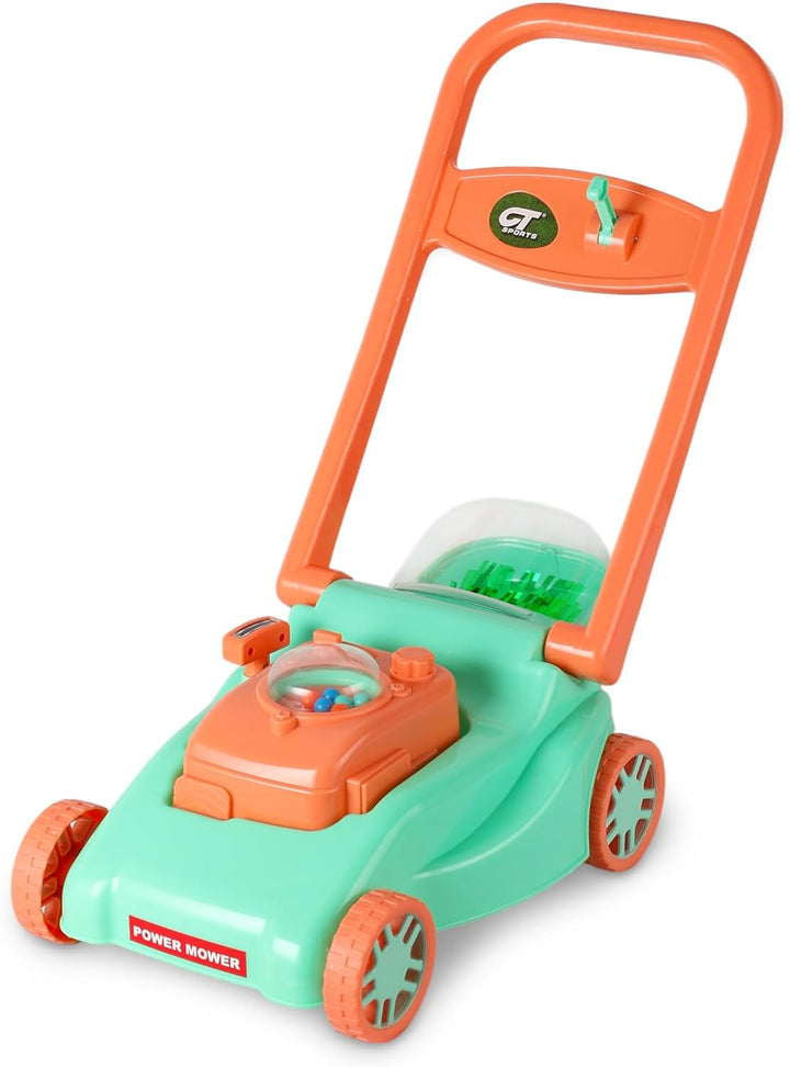 Kids Lawn Mower with Realistic Grass-Cutting Action and Sounds – No Batteries Required | Kid Lawn Mower, Fun Outdoor Push Toy and Gift for 3, 4, 5, 6, 7, 8 Year Old Boys and Girls (Black)
