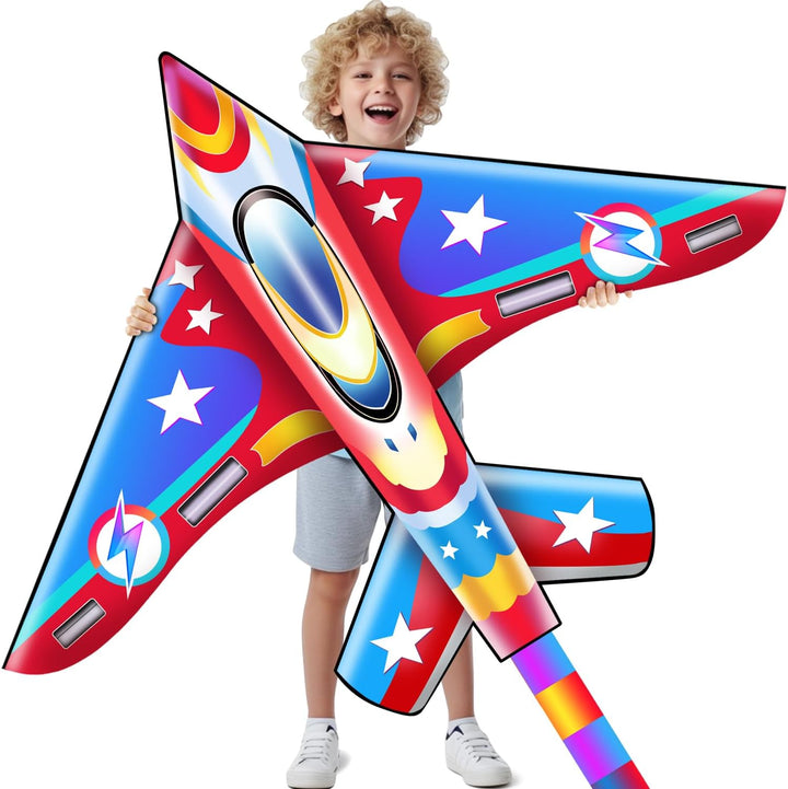 s for Kids Ages 4-8, Large Kite for Adults, Easy to Fly Beach Kites with Handle and String,Perfect for Beginners,Beach,And Outdoor Flying Fun
