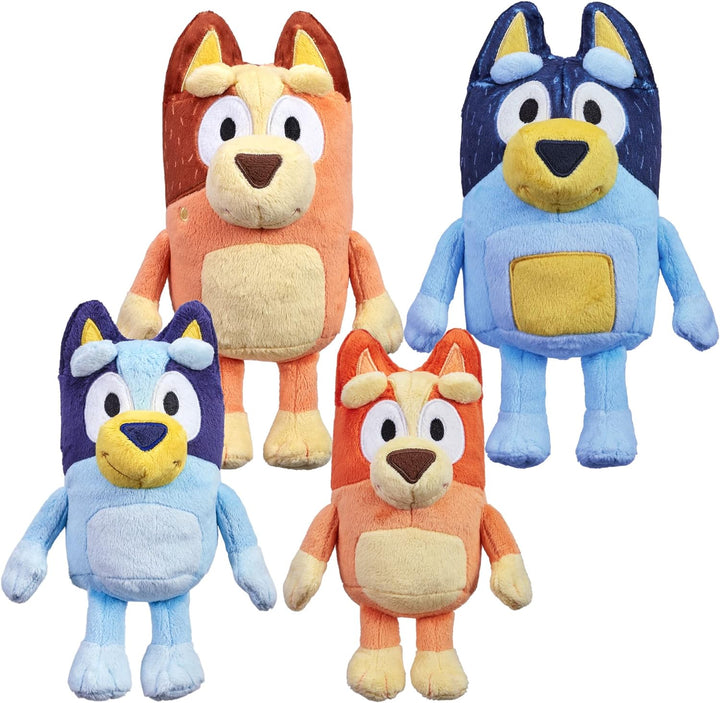 & Bingo Small Plush Bundle – 2 Pack Soft Stuffed Animals for Kids, Perfect Size for Little Hands, Cuddly Travel Toys, Embroidered Faces, Gift for Toddlers Ages 3+