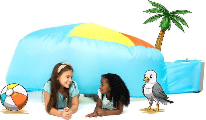 The Original Patented Airfort - Build a Fort in 30 Seconds, Inflatable Fort for Kids, Play Tent for 3-14 Years, a Playhouse Where Imagination Runs Wild, Fan Not Included (Space Shuttle)