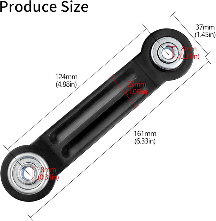 Patios Gliders Parts Set of 2 Bearing Arm Brackets Portable Accessory for Rocking Chairs and Garden Supplies Use