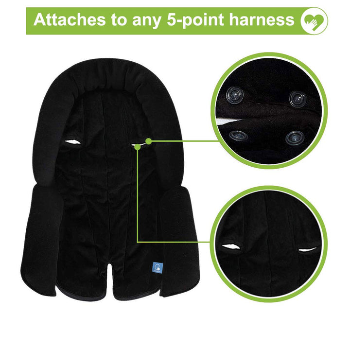 Upgraded 3-In-1 Babybody Support for Newborn Infant Toddler - Extra Soft Car Seat Insert Cushion Pad, Perfect for Carseats, Strollers, Swings