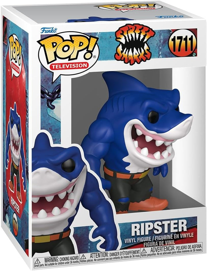 Pop! TV: Street Sharks - Ripster - Collectable Vinyl Figure - Gift Idea - Official Merchandise - Toys for Kids & Adults - Ad Icons Fans - Model Figure for Collectors and Display