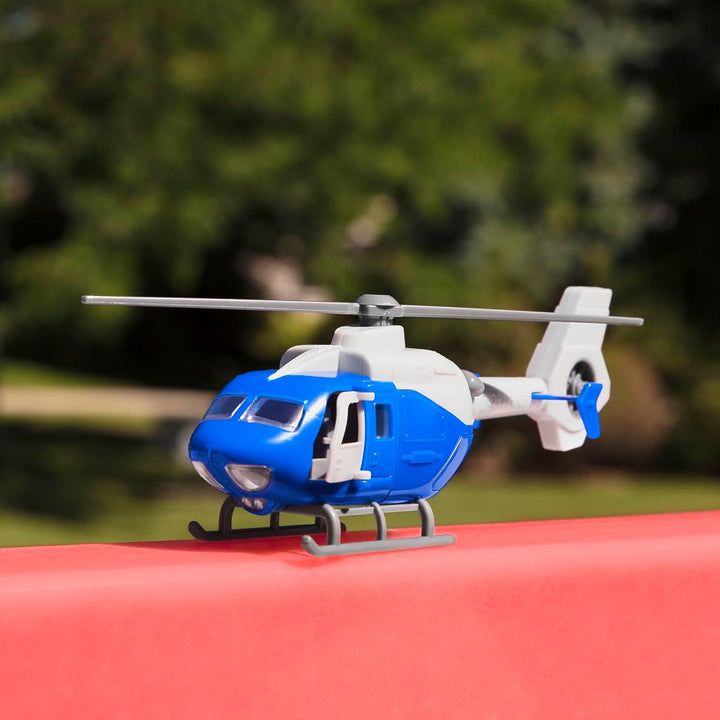 – 7-Inch Rescue Helicopter Toy with Lights & Sounds, Opening Doors, Vehicle for Boys & Girls, Durable Design, Realistic Details, Gift 3+ Years Toy for Kids