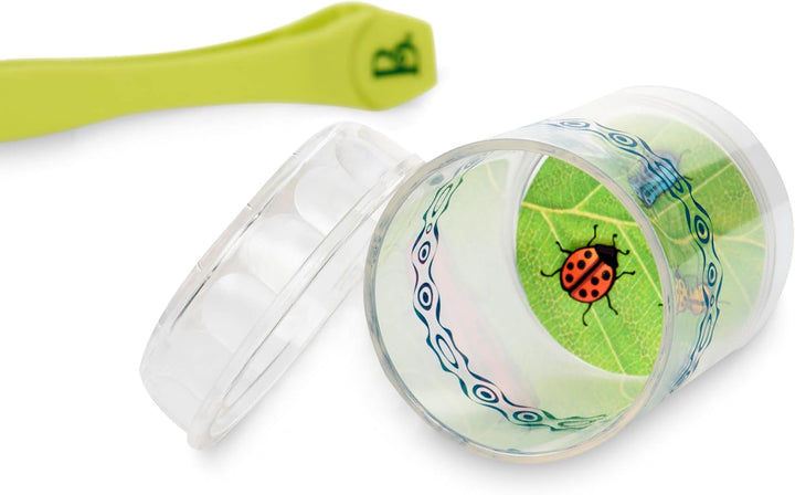 – Bug Bungalow Insect Catching Kit with Mesh Case, Magnifying Container, Tweezers & Magnifier – Educational Outdoor Toys for Toddlers – Nature Exploration Set for 3+ Years