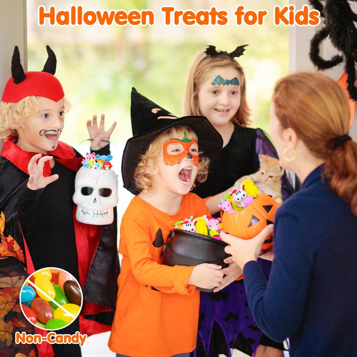 140PCS Mini Animal Erasers Bulk Kids Prizes Treasure Box Toys Classroom Rewards Teacher Must Haves Desk Pets Back to School Supplies Random Eraser Party Favors Kids Toys Gifts Pinata Stuffers