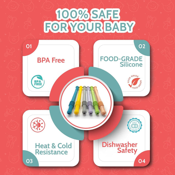 3 Pack Ring Teether Baby Infant Toys, Baby Essentials, Silicone Teething Ring Toys for Babies 0-6 Months,  Toddler Teethers 6-12 Months 12-24 Months, Infant Teething Relief, Purple Pink White