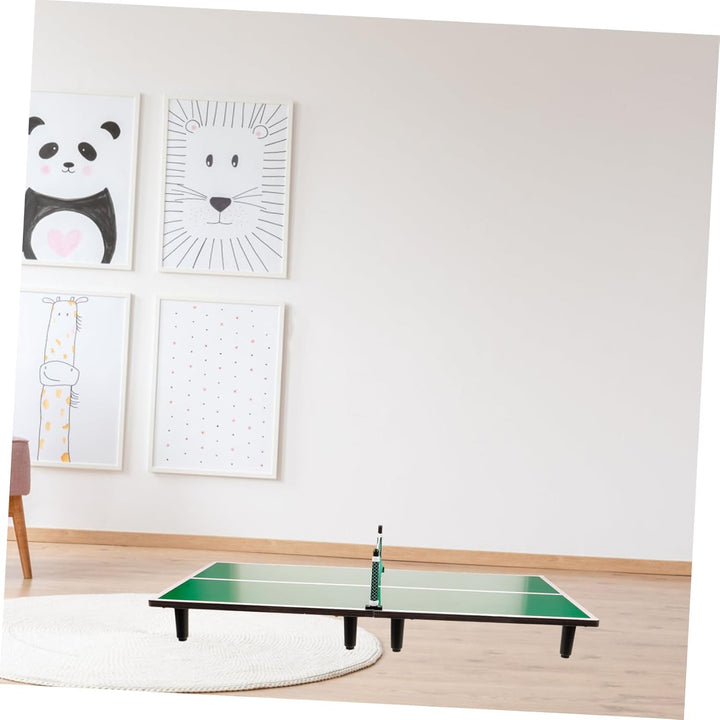 Mini Pong Set Tabletop Table Tennis for Boys and Girls Easy to Store Portable Game