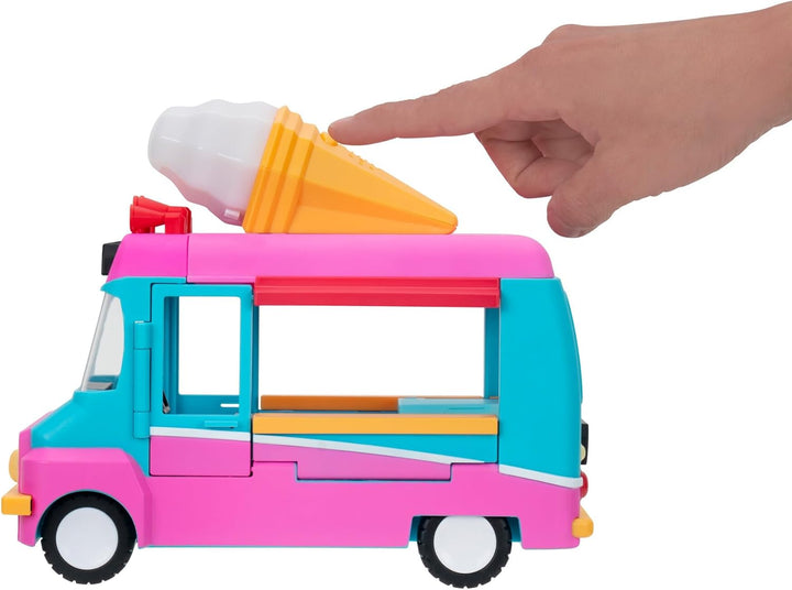 Adopt Me! Ice Cream Truck - Transforming Vehicle with Lights and Sounds - Top Online Game - Exclusive Virtual Item Code Included - Ages 6+