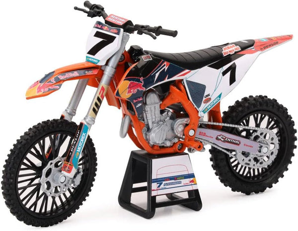 Motorcycles 1:12 Compatible with KTM 450 SX-F Red Bull KTM #7 Aaron Plessinger 58363