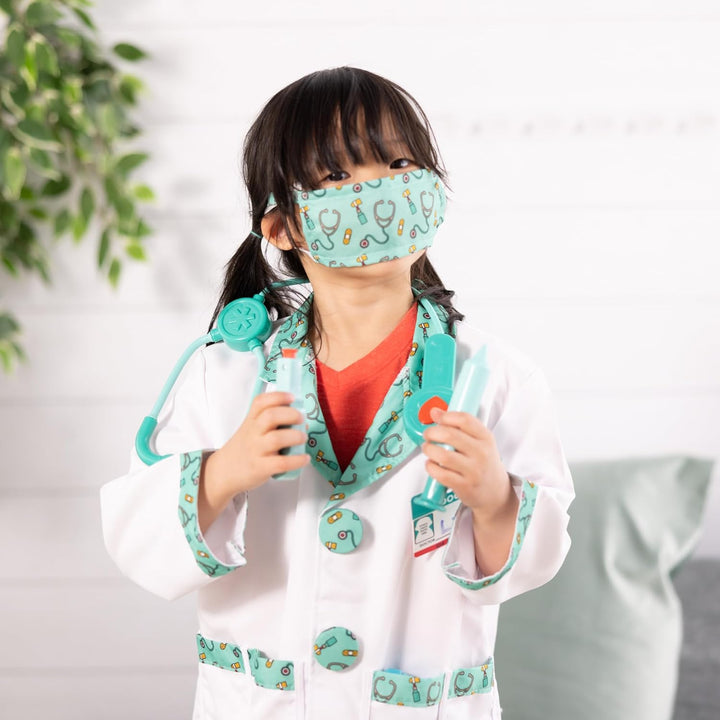 Doctor Role Play Costume Dress-Up Set (7 Pcs) Frustration-Free Packaging