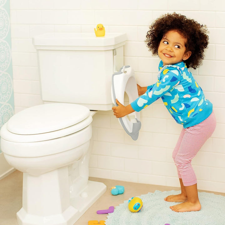 ® Hooked™ Potty Ring Storage Hook, Grey