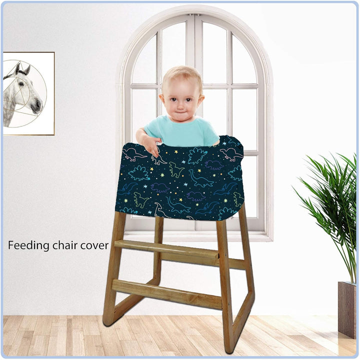 Car Seat Covers Canopy Cover - Multi-Use Cover Carseat Canopy, Breathable Breastfeeding Cover, Car Seat Covers for Bbies, Boys & Girls Shower Gifts (Dark Blue Dinosaur)