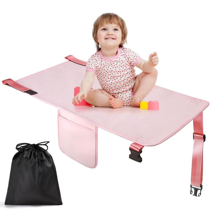 Toddler Airplane Bed, Kids Airplane Seat Extender Travel Bed, Kids Airplane Travel Essentials, Airplane Must Have for Toddlers, Portable Plane Bed Foot Rest for Flights