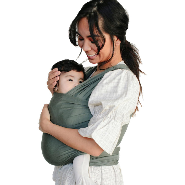 Wrap, Buttery-Soft Baby Carrier Newborn to Toddler 8-25 Lbs., Lightweight & Hands-Free Infant Sling Wrap, Breathable Summer Carrier, Baby Wearing & Postpartum Essential, New Mom Gift, Spelt