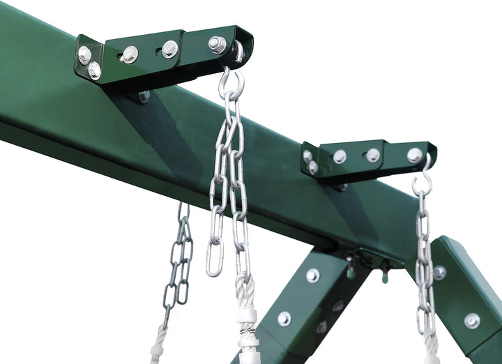 WS 4482 Metal Glider Brackets Pair for Glider Swing Swing Set Attachment, Green