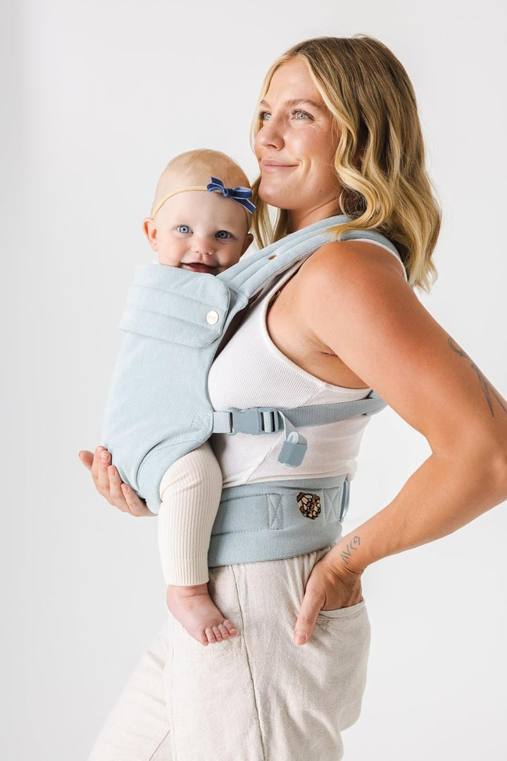 Monarch Ergonomic Baby Carrier – Premium Cotton Soft Structured Newborn to Toddler Carrier with Hip-Healthy Design, 3 Carry Positions (7-35Lbs), Lightweight & Breathable, (Houndstooth)