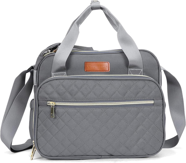 Small Diaper Bag Tote for Girls Baby Nappy Bag - Travel&Outdoor Stroller Organizer Cute Diaper Maternity Bag for Mom Daddy