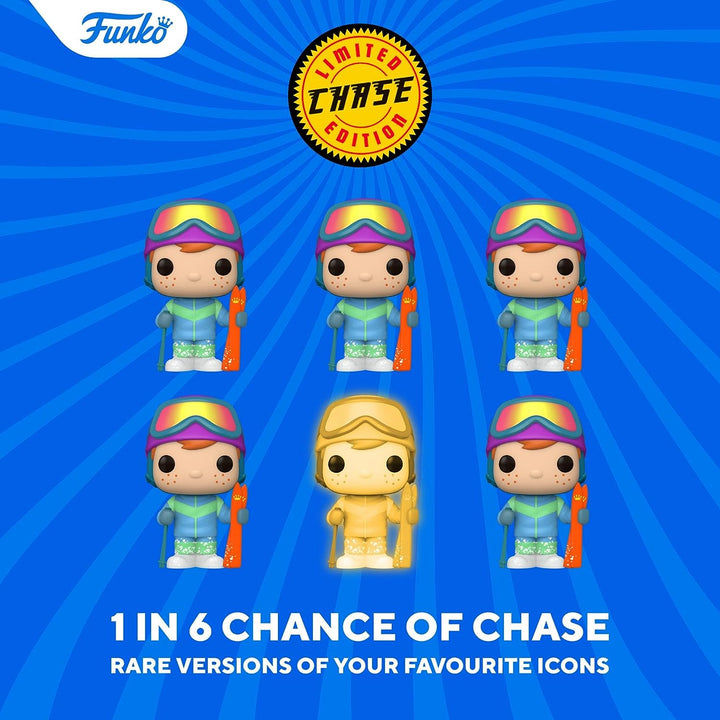 Bitty POP HP GOF - Harry, 4-Pack and a Surprise Mystery Mini Figure - 0.9 Inch (2.2 Cm) - Harry Potter Collectable - Stackable Display Shelf Included - Gift Idea - Party Bags Stocking