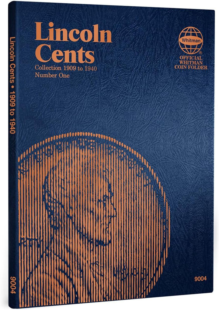 US Lincoln Cent Coin Folder Four Volume Set 1909 - Date #’S 9004, 9030, 9033, 4004