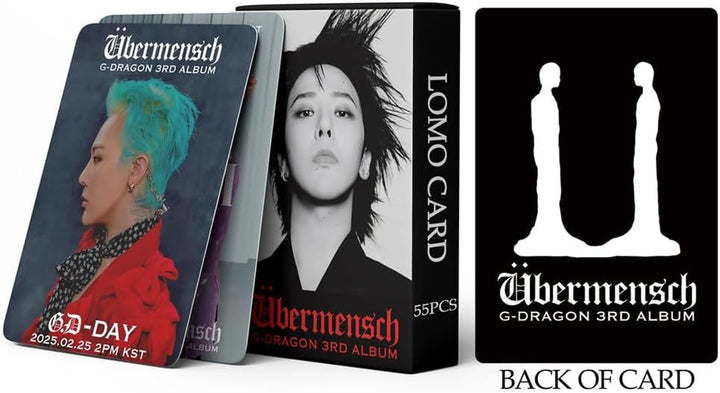 Big Bang Lomo Cards G-Dragon Drama Lomo Photocard Bigbang Ubermensch Lomo Card (Lomo Card)