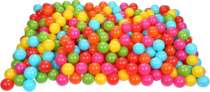 Play Pit Balls, Kids Plastic Toy Balls for Playpen, Bounce House, or Pool