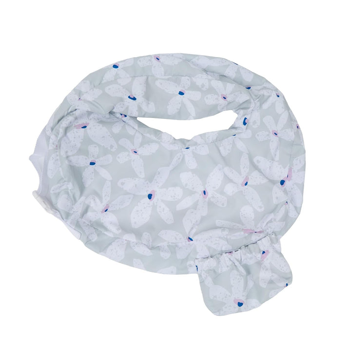 Organic Cotton Deluxe Nursing Pillow Cover - Slipcovers for Baby - Adjustable Fit, Easy Care, Durable - Original Nursing Pillow Not Included, Organic Cream
