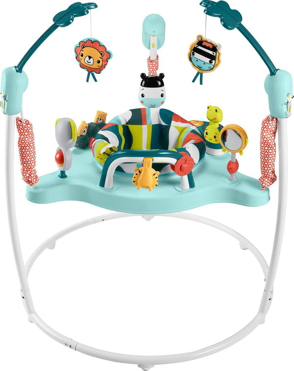 Baby Bouncer Colorful Corners Jumperoo Activity Center with Music Lights Sounds & Developmental Toys