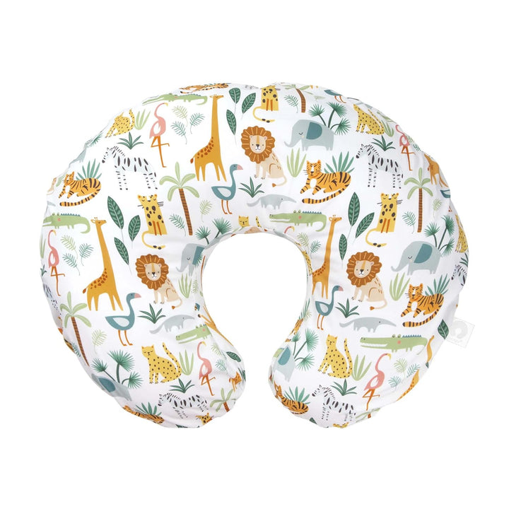 Nursing Pillow Cover, Colorful Wildlife, Cotton Blend, Fits the Original Support for Breastfeeding, Bottle Feeding, and Bonding, Cover Only, Sold Separately