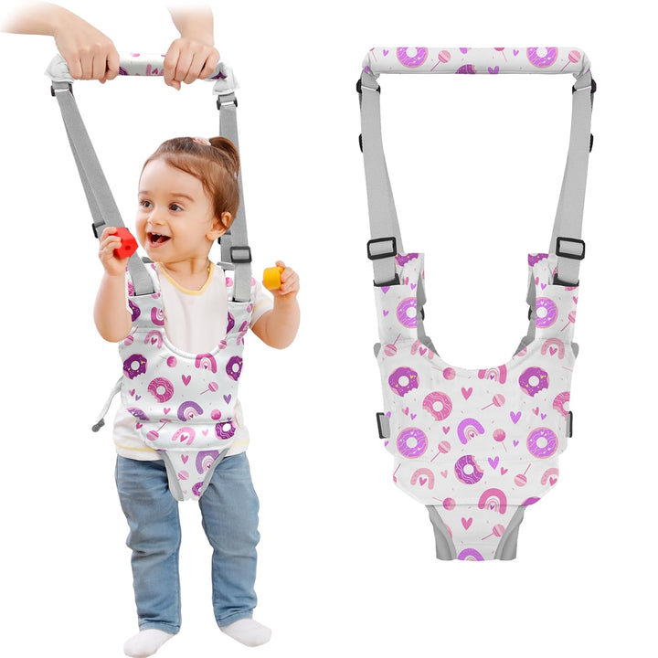 Baby Walking Harness - Handheld Kids Walker Helper - Toddler Infant Walker Harness Assistant Belt - Child Baby Walk Learning Help Support Assist Trainer Tool - for 7-24 Month Old