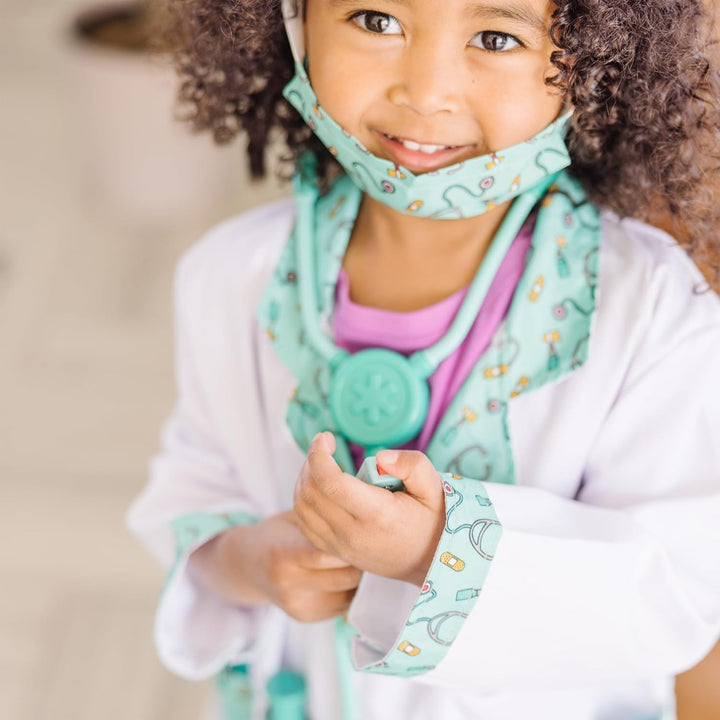 Doctor Role Play Costume Dress-Up Set (7 Pcs) Frustration-Free Packaging