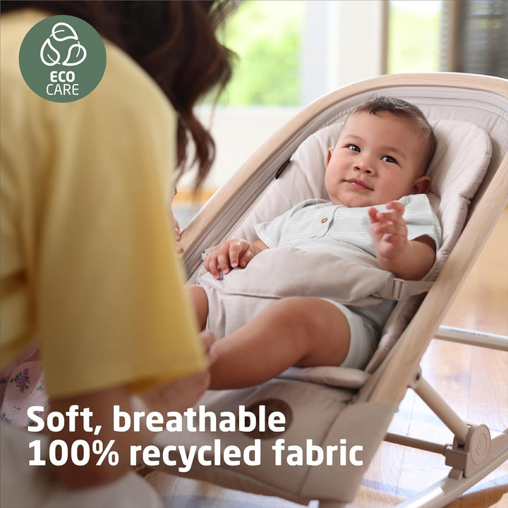 Kori 2-In-1 Baby Bouncer Seat for Infants, Baby Rocker Chair, Portable Baby Bouncer, Classic Oat