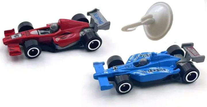 Flexible Race Car Track Set, with Pressure Suction Cup, 2 Small Racecars, Zipup Storage Bag, Highly Flexible Two-Lane, Slot Car Race Tracks Set, DOUBLESIDED 5+ Meters Long, Montessori Toy